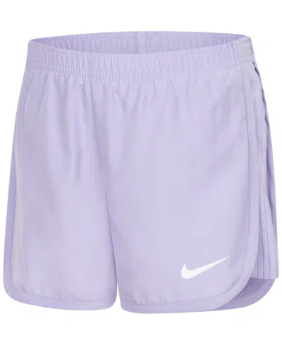 Nike Kids' Little Girls Prep In Your Step Pleat Tempo Shorts In Phydrang