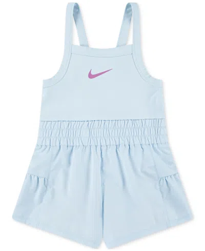 Nike Kids' Little Girls Sunny Swoosh Runsie Romper