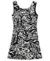 Nike Little Girls Wild Flower Fashion Dress In Light Orewood Brown