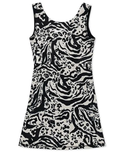 Nike Kids' Little Girls Wild Flower Fashion Dress In Light Orewood Brown