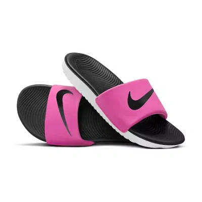 Nike Little Kid/big Kid Girls Kawa Slide Sandals In Pink