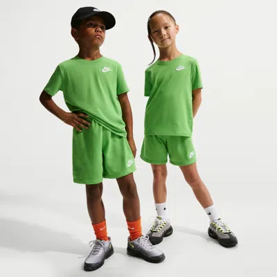 Nike Little Kids' 2-piece Knit Shorts Set In Green