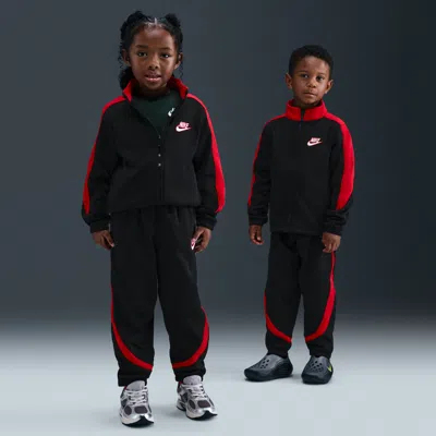 Nike Little Kids' 2-piece Propus Colorblocked Set In Black