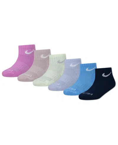 Nike Little Kids' 6-pk. Ankle Socks In Multi