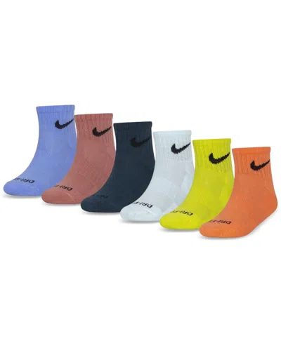 Nike Little Kids' 6-pk. Ankle Socks In Multi