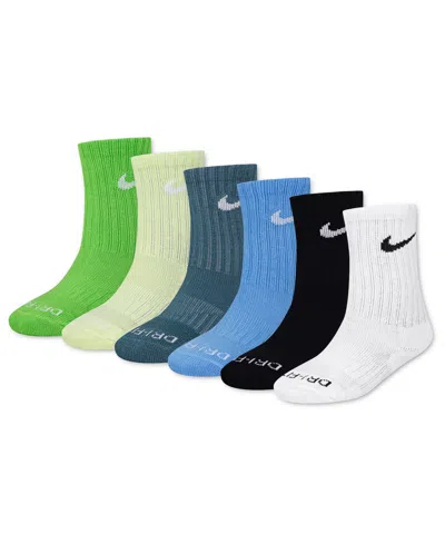 Nike Little Kids' 6-pk. Performance Crew Socks In Multi