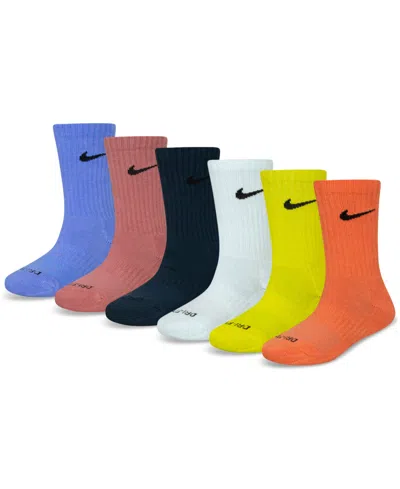 Nike Little Kids' 6-pk. Performance Crew Socks In Multi