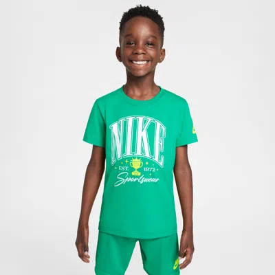 Nike Little Kids' Ace Arch T-shirt In Green