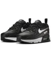 Nike Little Kids Air Max 90 Easy On Casual Sneakers From Finish Line In Black