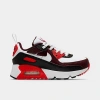 Nike Little Kids' Air Max 90 Easyon Casual Shoes (8c-3y) In Burgundy Crush/black/university Red/white