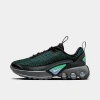 Nike Little Kids' Air Max Dn Stretch Lace Casual Shoes In Black/white/hyper Cobalt/rage Green