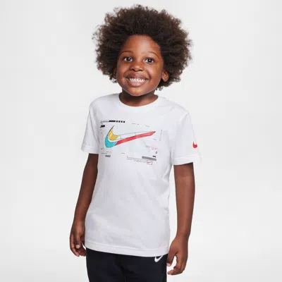 Nike Little Kids' Blueprint T-shirt In White