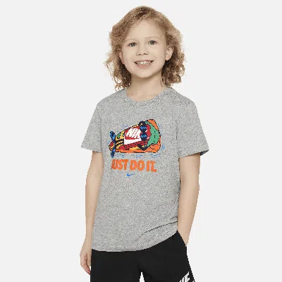 Nike Little Kids' Boxy Float T-shirt In Grey