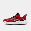Nike Little Kids' Cosmic Runner Stretch Lace Casual Shoes In University Red/black/white
