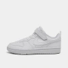 Nike Big Kids Court Borough Low Recraft Casual Sneakers From Finish Line In White/white/white