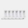 Nike Little Kids' Dri-fit Crew Socks (6-pack) In White