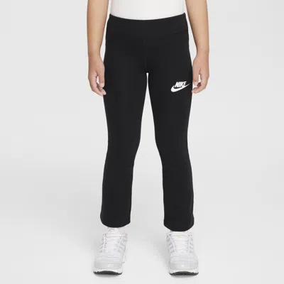 Nike Little Kids' Dri-fit Flared Leggings In Black