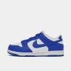 Nike Little Kids' Dunk Low Casual Shoes In White/hyper Royal/hyper Royal