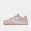 Nike Little Kids' Dunk Low Casual Shoes In White/washed Coral