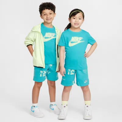 Nike Little Kids' Energy 2-piece Shorts Set In Green
