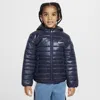 Nike Boys' Hooded Puffer Jacket - Little Kid In Blue