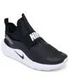 Nike Little Kids Flex Runner 4 Slip-on Running Sneakers From Finish Line In Black
