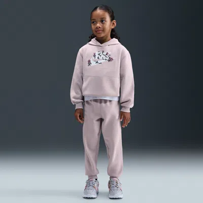 Nike Little Kids' Floral Futura 2-piece Jogger Pantsset In Gray