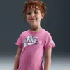 Nike Little Kids' Floral Futura T-shirt In Pink