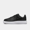 Nike Little Kids' Force 1 Low Lv8 Easyon Casual Shoes (8c-3y) In Black/white/black