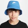 Nike Little Kids' Futura Apex Bucket Hat In Blue