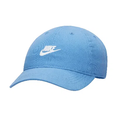 Nike Little Kids' Futura Curved Brim Cap In Blue
