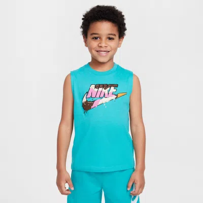 Nike Little Kids' Futura Ice Cream Tank Top In Green