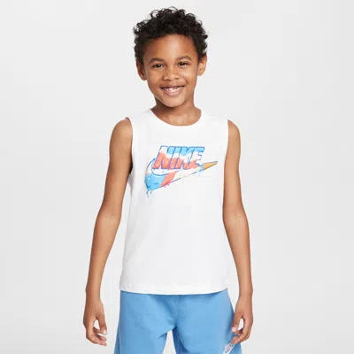 Nike Little Kids' Futura Ice Cream Tank Top In White