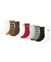 Nike Little Kids Holiday Crew Socks Box Set, 9-pack In White