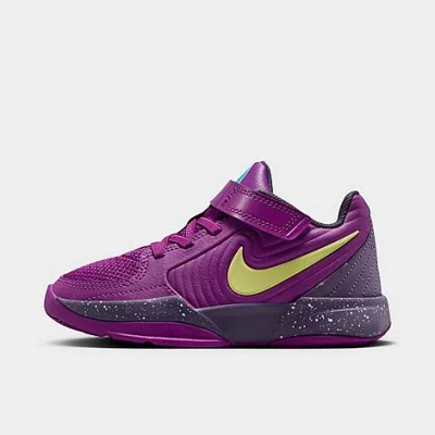 Nike Little Kids' Ja 2 Basketball Shoes In Bold Berry/light Lemon Twist/dark Raisin/baltic Blue