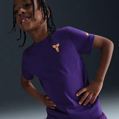 Nike Little Kids' Kobe T-shirt In Purple