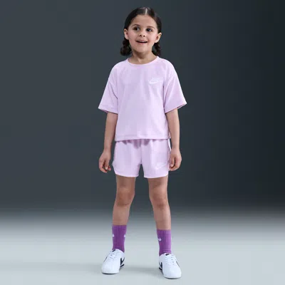 Nike Babies' Little Kids' "let's Roll" 2-piece Towel Terry Set