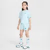 Nike Little Kids' "let's Roll" 2-piece Towel Terry Set In Blue