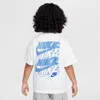 Nike Toddler & Little Boys "on The Move" Logo Crewneck T-shirt In White