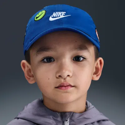 Nike Little Kids' Patch Toss Club Cap In Blue