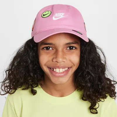 Nike Little Kids' Patch Toss Club Cap In Pink