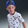 Nike Little Kids' Printed Boxy T-shirt In White