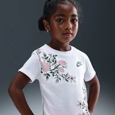 Nike Little Kids' Printed Club Ringlet T-shirt In Black