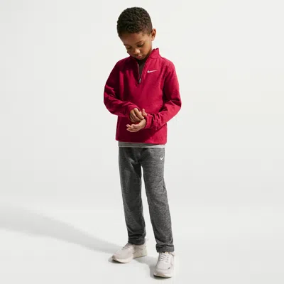 Nike Little Kids' Quarter-zip Sunset 2-piece Set In Red