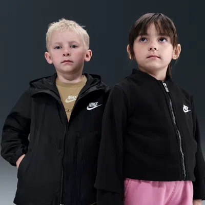 Nike Little Kids' System Jacket In Black