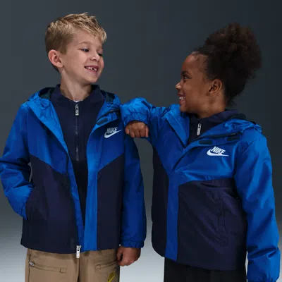 Nike Little Kids' System Jacket In Blue