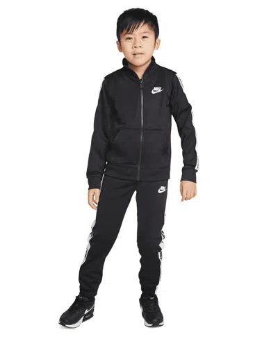 Nike Kids' Boys  Nsw Tricot Set In White/black