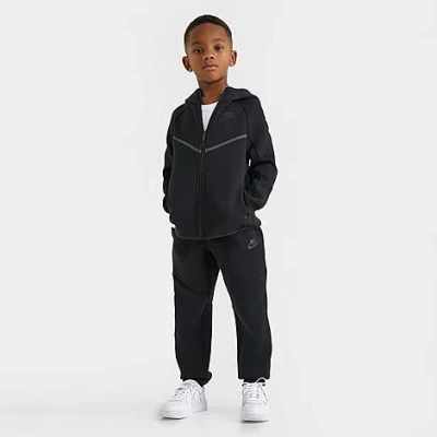 Nike Little Kids Tech Fleece Full-zip Set In Blue