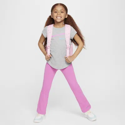 Nike Little Kids' Tee And Flare Leggings Set In Pink