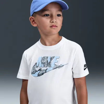 Nike Little Kids' Unwrapped Futura T-shirt In White